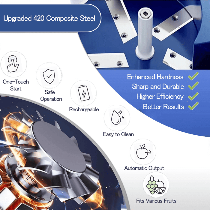 Smart Electric fruits&vegetables Peeler – Hands-Free & Rechargeable